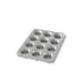 Chicago Metallic 42754 Mini Crown Muffin Pan, Makes (12) 2 3/4" Muffins, AMERICOAT Glazed 26 Ga Aluminized Steel-cityfoodequipment.com