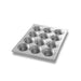 Chicago Metallic 43025 Large Crown Muffin Pan, Makes (12) 3 3/5" Muffins, AMERICOAT Glazed 22 Ga Aluminized Steel-cityfoodequipment.com