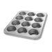 Chicago Metallic 43375 Jumbo Muffin Pan, Makes (12) 3 3/16" Muffins, AMERICOAT Glazed 26 Ga Aluminized Steel-cityfoodequipment.com