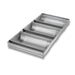 Chicago Metallic 44405 Hearth Bread Pan Set, Holds (3) 11 1/2" X 6" Pans, AMERICOAT Glazed 22 Ga Aluminized Steel-cityfoodequipment.com