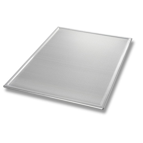 Chicago Metallic 44800 1/1 Full Size Bun / Sheet Pan - 26" X 18" X 1", 16 Gauge Aluminum, Perforated, AMERICOAT®-cityfoodequipment.com