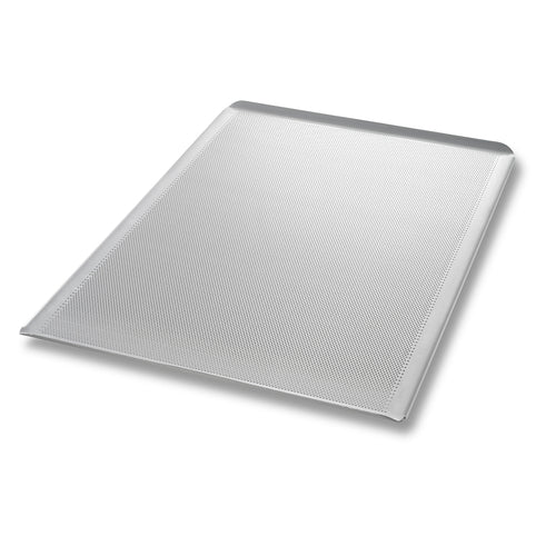 Chicago Metallic 44850 1/1 Full Size Bun / Sheet Pan - 26" X 18" X 1", 12 Gauge Aluminum, Perforated, AMERICOAT®-cityfoodequipment.com