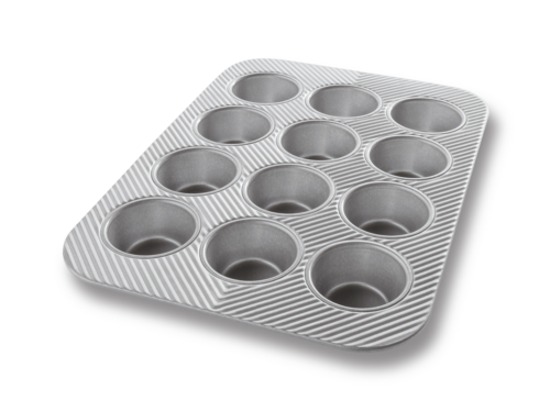 Chicago Metallic 45125 Cupcake/muffin Pan, Makes (12) 2 3/4" Muffins, AMERICOAT Glazed Aluminized Steel-cityfoodequipment.com