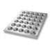 Chicago Metallic 45195 Mini Muffin Pan, Makes (30) 1 7/8" Muffins, AMERICOAT Glazed 22 Ga Aluminized Steel-cityfoodequipment.com