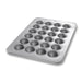 Chicago Metallic 45265 Texas Muffin Pan, Makes (24) 3 3/16" Muffins, AMERICOAT Glazed 26 Ga Aluminized Steel-cityfoodequipment.com