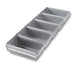 Chicago Metallic 45655 Bread Pan Set, Holds (5) 9" X 4 1/2" Pans, AMERICOAT Glazed 26 Ga Aluminized Steel-cityfoodequipment.com