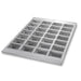 Chicago Metallic 45725 Mini Loaf Pan For (28) Loaves - Aluminized Steel, AMERICOAT® Glazed-cityfoodequipment.com