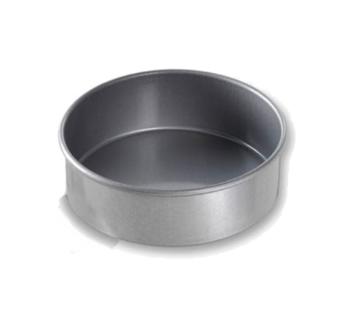Chicago Metallic 46025 Cake Pan, 6" Dia., 2" Deep, AMERICOAT Glazed 26 Ga. Aluminized Steel-cityfoodequipment.com