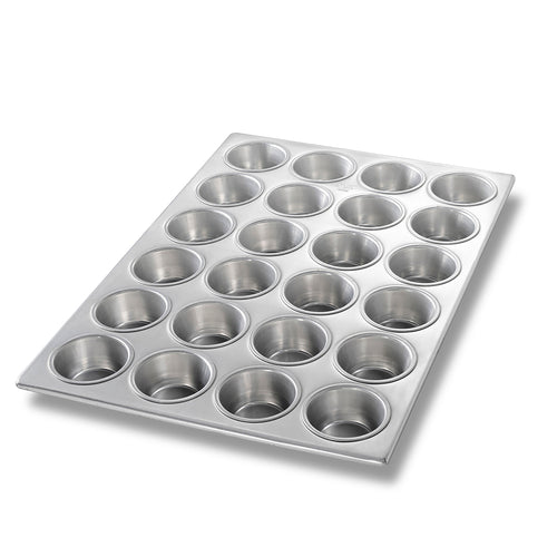 Chicago Metallic 46520 Muffin/cupcake Pan, Makes (24) 2 3/4" Cakes, Noncoated 20 Ga Aluminum-cityfoodequipment.com