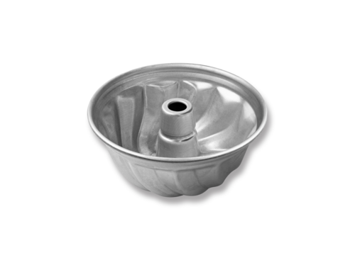 Chicago Metallic 47605 Turkshead Cake Pan, 6 1/2" Dia, 2 47/50" Deep, Fluted, AMERICOAT Glazed 2/32" Aluminum-cityfoodequipment.com