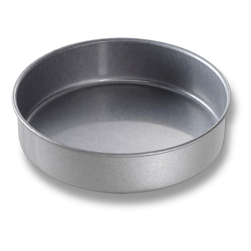 Chicago Metallic 48025 Cake Pan, 8" Dia., 2" Deep, AMERICOAT Glazed 26 Ga. Aluminized Steel-cityfoodequipment.com