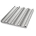 Chicago Metallic 49034 Baguette/french Bread Pan, Uni Lock, Makes (4) 3 7/8" X 25 3/4" Loaves, Glazed 16 Ga Aluminum-cityfoodequipment.com