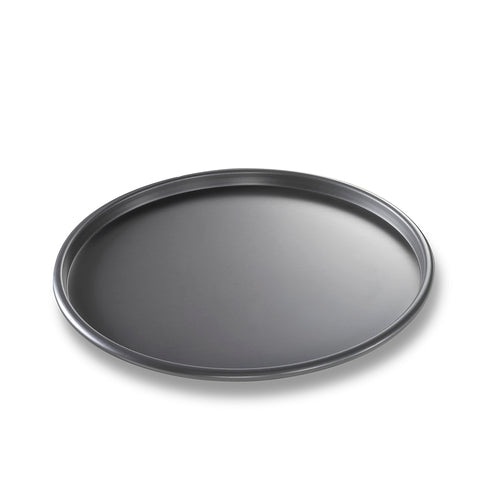 Chicago Metallic 49103 10" Thin Crust Pizza Pan, BAKALON, 3/8" Deep, AMERICOAT Glazed 14 Ga Aluminum-cityfoodequipment.com
