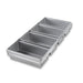 Chicago Metallic 49145 Bread Pan Set, Makes (4) 10" X 5" Loaves, AMERICOAT Glazed 26 Ga. Aluminized Steel-cityfoodequipment.com