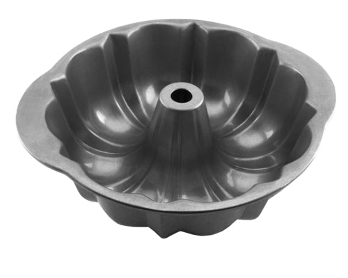 Chicago Metallic 51060 96 Oz Fluted Tube Cake Pan, Aluminized Steel-cityfoodequipment.com
