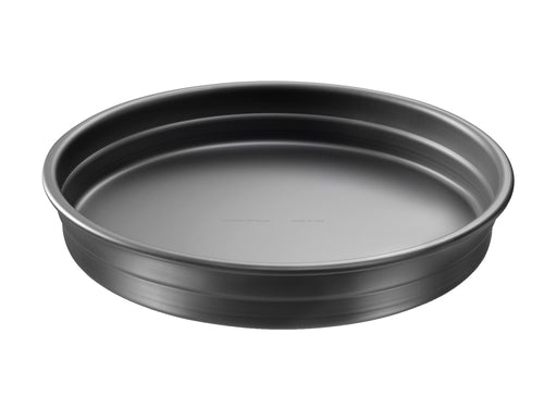 Chicago Metallic 75010 12" Deep Dish Pizza Pan, BAKALON, 2" Deep, Non-Coated 14 Ga. Anodized Steel-cityfoodequipment.com