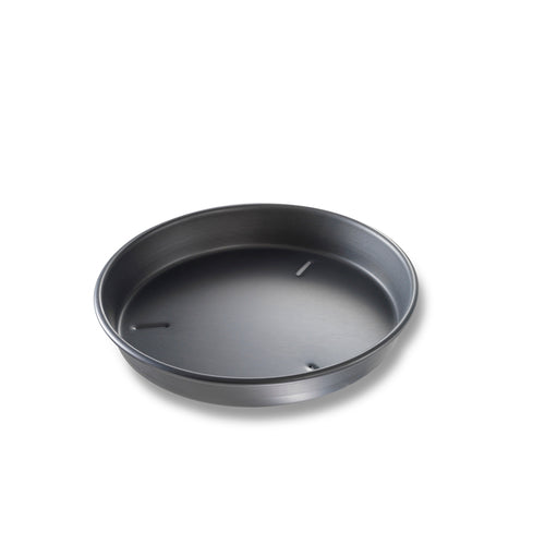 Chicago Metallic 91100 10" Deep Dish Pizza, BAKALON, 1 1/2" Deep, Noncoated 14 Ga Anodized Aluminum-cityfoodequipment.com