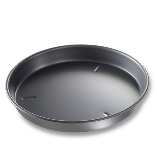 Chicago Metallic 91125 12" Deep Dish Pizza Pan, BAKALON, 1 1/2" Deep, AMERICOAT Glazed 14 Ga Anodized Aluminum-cityfoodequipment.com