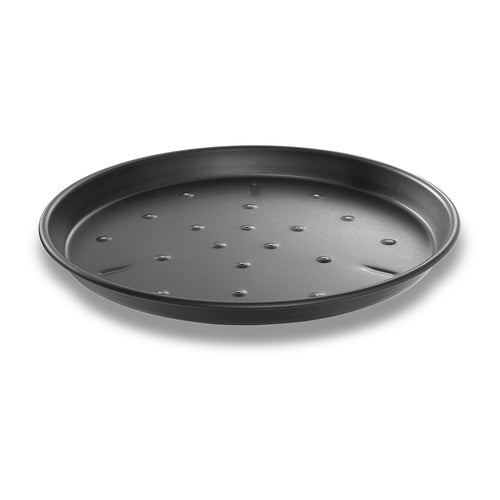 Chicago Metallic 91138 13" Round Perforated Deep Dish Pizza Pan - Aluminum, Hardcoat-cityfoodequipment.com