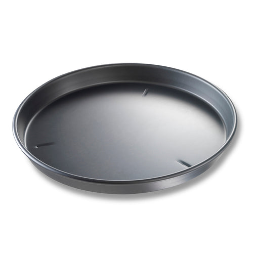 Chicago Metallic 91165 16" Deep Dish Pizza Pan, BAKALON, 1 1/2" Deep, AMERICOAT Glazed 14 Ga Anodized Aluminum-cityfoodequipment.com