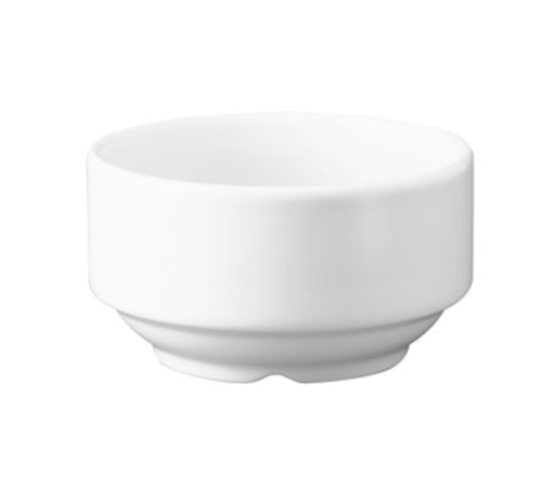 Churchill 10 oz Round Consomme Bowl - Ceramic, White (WHASU1)-cityfoodequipment.com