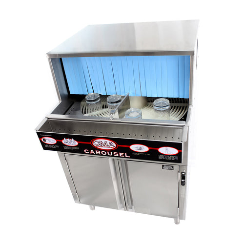 CMA Dishmachines GL-C Energy Mizer® Low Temp Rotary Undercounter Glass Washer W/ 1000 Glasses/hr Capacity, 208-230v/1ph-cityfoodequipment.com