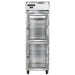 Continental 1FNSSGDHD 26" One Section Reach In Freezer, (2) Right Hinge Glass Doors, 115v-cityfoodequipment.com
