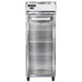 Continental 1FENSSGD 28 1/2" One Section Reach In Freezer, (1) Right Hinge Glass Door, 115v-cityfoodequipment.com