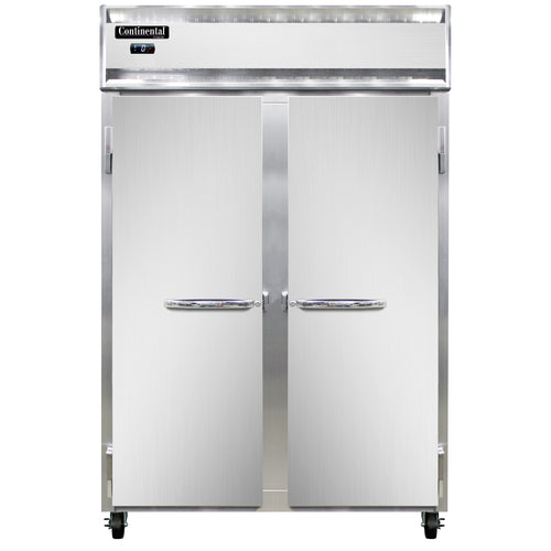 Continental 2FN 52" Two Section Reach In Freezer, (2) Left/Right Hinge Solid Doors, 115v-cityfoodequipment.com