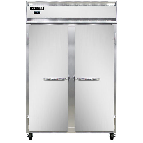 Continental 2FNSA 52" Two Section Reach In Freezer, (2) Left/Right Hinge Solid Doors, 115v-cityfoodequipment.com