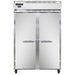 Continental 2FNSA 52" Two Section Reach In Freezer, (2) Left/Right Hinge Solid Doors, 115v-cityfoodequipment.com