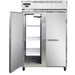 Continental 2FNSAPT 52" Two Section Pass Thru Freezer, (4) Left/Right Hinge Solid Doors, 115/208-230v-cityfoodequipment.com