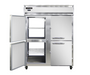 Continental 2FENSAPTHD 57" Two Section Pass Thru Freezer, (8) Left/Right Hinge Solid Doors, 115/208-230v-cityfoodequipment.com