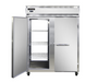 Continental 2FENSSPT 57" Two Section Pass Thru Freezer, (4) Left/Right Hinge Solid Doors, 115v-cityfoodequipment.com