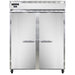 Continental 2REN 57" Two Section Reach In Refrigerator, (2) Left/Right Hinge Solid Doors, 115v-cityfoodequipment.com