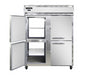 Continental 2RENSAPTHD 57" Two Section Pass Thru Refrigerator, (8) Left/Right Hinge Solid Doors, Top Compressor, 115v-cityfoodequipment.com