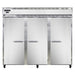 Continental 3FENSS 85 1/2" Three Section Reach In Freezer, (3) Left/right Hinge Solid Doors, 115/208-230v-cityfoodequipment.com