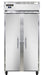 Continental 2RSESNSA 36 1/4" Two Section Reach In Refrigerator, (2) Left/right Hinge Solid Doors, Top Compressor, 115v-cityfoodequipment.com