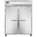 Continental 2FESNSS 57" Two Section Reach In Freezer, (2) Left/Right Hinge Solid Doors, 115v-cityfoodequipment.com