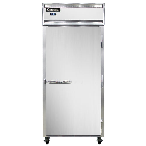 Continental 1FXSNSA 36 1/4" One Section Reach In Freezer, (1) Right Hinge Solid Door, 115v-cityfoodequipment.com
