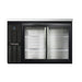 Continental BB50SNSGD 50" Bar Refrigerator - 2 Sliding Glass Doors, Black, 115v-cityfoodequipment.com