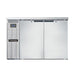 Continental BB50SNSS 50" Bar Refrigerator - 2 Swinging Solid Doors, Stainless, 115v-cityfoodequipment.com