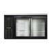 Continental BB59SNSGD 59" Bar Refrigerator - 2 Sliding Glass Doors, Stainless, 115v-cityfoodequipment.com