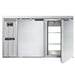Continental BB59NSSPT 59" Pass-Thru Bar Refrigerator - (4) Swinging Solid Doors, Stainless, 115v-cityfoodequipment.com