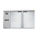 Continental BB59SNSS 59" Bar Refrigerator - (2) Swinging Solid Doors, Stainless, 115v-cityfoodequipment.com
