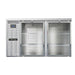Continental BB59SNSSGD 59" Bar Refrigerator - 2 Swinging Glass Doors, Stainless, 115v-cityfoodequipment.com