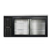Continental BB69SNSGD 69" Bar Refrigerator - 2 Sliding Glass Doors, Black, 115v-cityfoodequipment.com