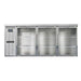 Continental BB79SNSSGD 79" Bar Refrigerator - 3 Swinging Glass Doors, Stainless, 115v-cityfoodequipment.com