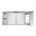 Continental BB79SNSSPT 79" Bar Refrigerator - 6 Swinging Solid Doors, Stainless, 115v-cityfoodequipment.com