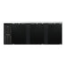Continental BB90SN 90" Bar Refrigerator - 3 Swinging Solid Doors, Black, 115v-cityfoodequipment.com